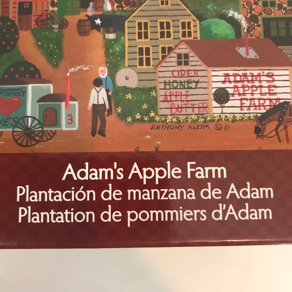 Anthony Kleem Adam's Apple Farm 1000 Piece Puzzle - Picture 3 of 8
